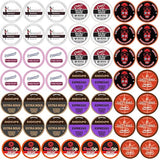 Perfect Samplers Strong Coffee Pods, Extra Bold High Caffeine Dark Roast Single Serve for Keurig K Cup Brewers, Rich, Smooth Variety Pack Sampler