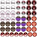 Perfect Samplers Strong Coffee Pods, Extra Bold High Caffeine Dark Roast Single Serve for Keurig K Cup Brewers, Rich, Smooth Variety Pack Sampler