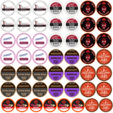 Perfect Samplers Strong Coffee Pods, Extra Bold High Caffeine Dark Roast Single Serve for Keurig K Cup Brewers, Rich, Smooth Variety Pack Sampler