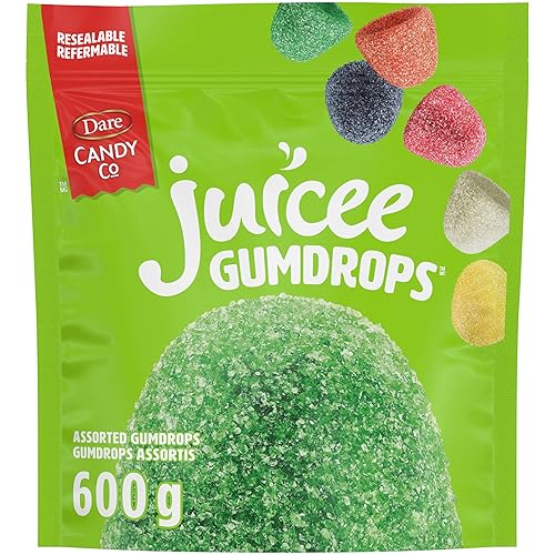 Dare Juicee Gumdrops, Gummies, 600g/21 oz