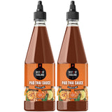 Best Of Thailand Authentic Pad Thai Sauce - Rich Tamarind Flavor, Tangy, Sweet, Savory | Ideal for Noodles, Stir-Fries [NO MSG] | Kosher, Fat-Free |