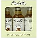 Amoretti Premium English Toffee Syrups 50ml 3 Pack