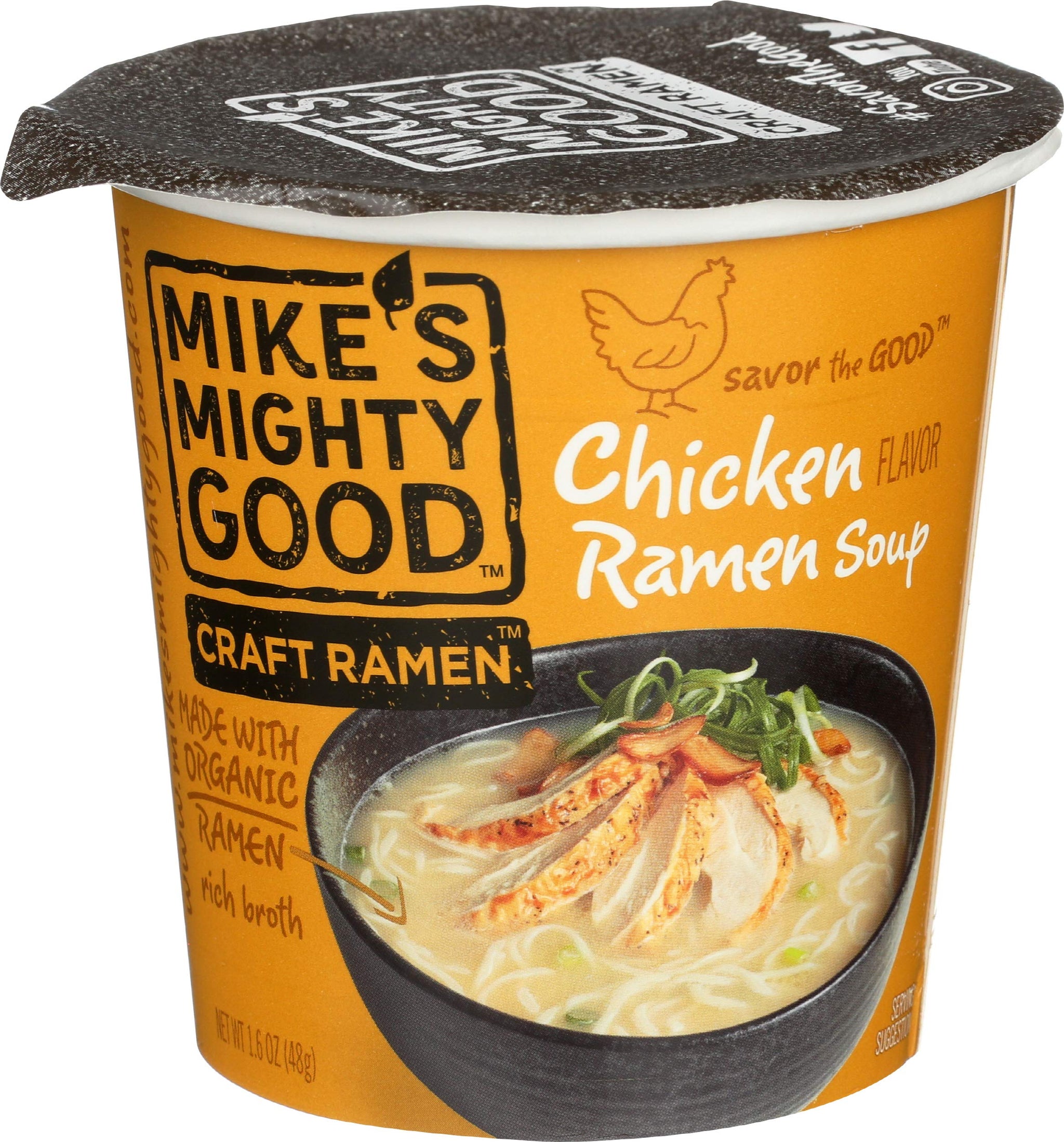 Mike's Mighty Good Ramen Soup, Chicken, 1.6 Oz