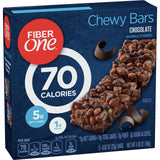 Fiber One 70 Calorie Chocolate Bars, 5 Bars (Pack of 6)
