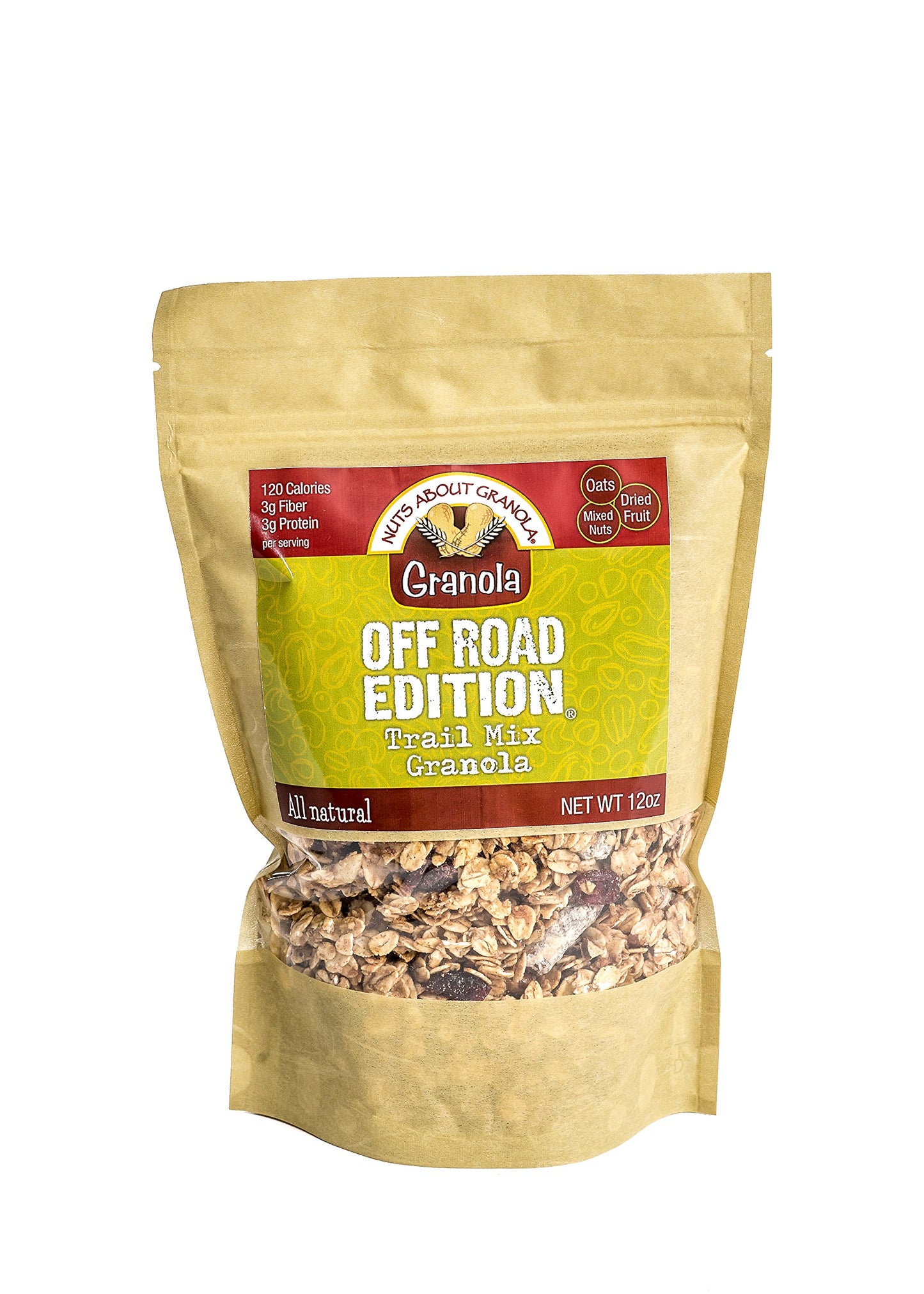 Nuts About Granola Off Road Edition Trail Mix Granola, 12 Ounce