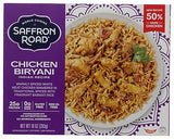 Saffron Road Frozen Chicken Biryani - High Protein, Seed Oil Free, Chickens Raised with No Antibiotics, No Artificial Ingredients, Gluten-Free - 10