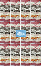 HK Anderson Peanut Butter Filled Pretzel Nuggets, 2.5oz Bag (12-Pack)