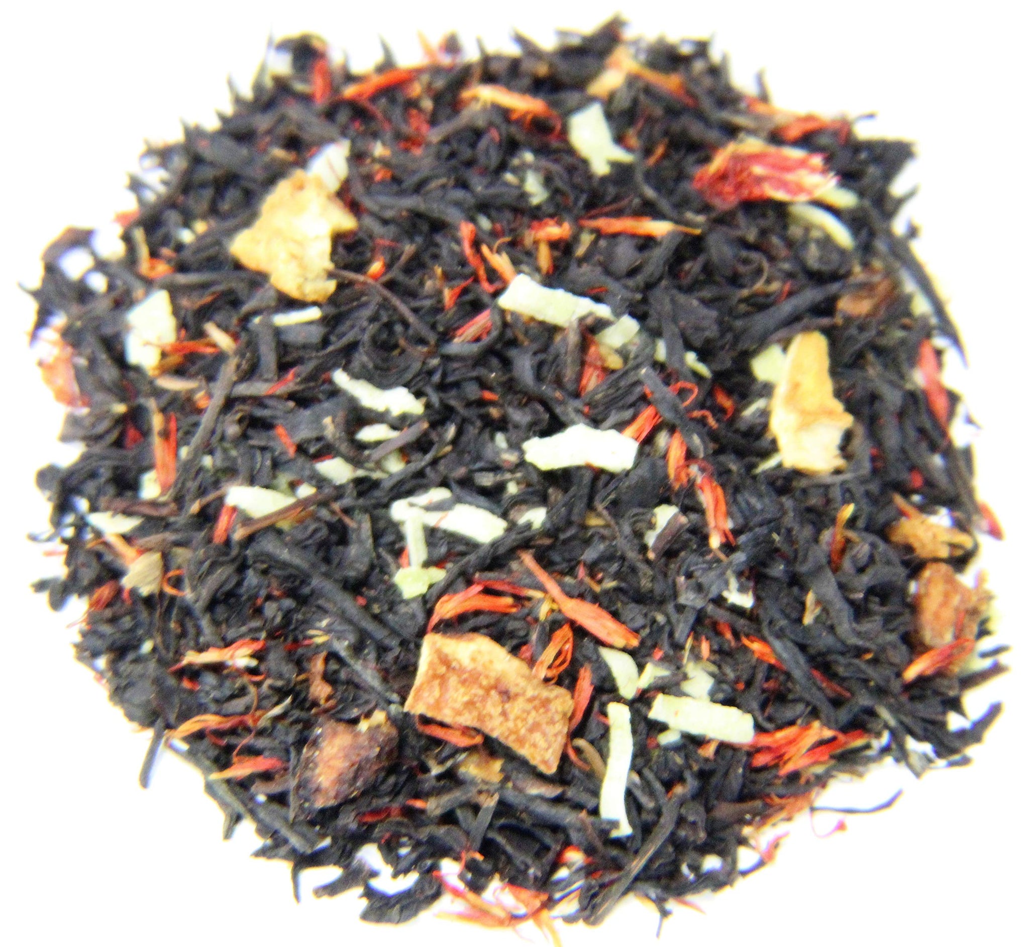 Nelson's Tea - Cherry Coconut Pineapple - Black Loose Leaf Tea - Black tea, orange peel, coconut, safflower - 2 oz.
