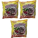 Dulces Vero Pica Fresa Chili Strawberry Flavor Gummy Mexican Candy, 100Piece, 1 LB, 5.15 OZ, Clear Pack of 3