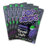 Grape POP ROCKS® Candy | Includes 4 Individual Packs of Grape Flavored Mini Rock Popping Candies
