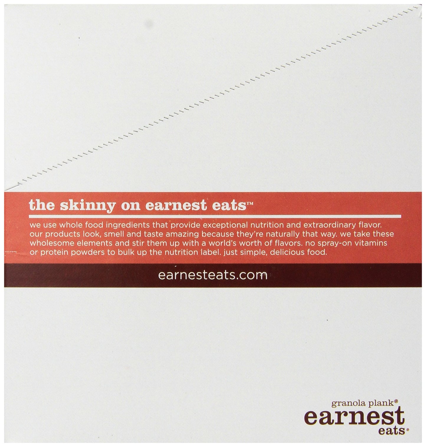 Earnest Eats Vegan Granola Planks High in Fiber, Omega-3s and Protein - Pomegranate Walnut Crisp - (Case of 6 - 3oz)
