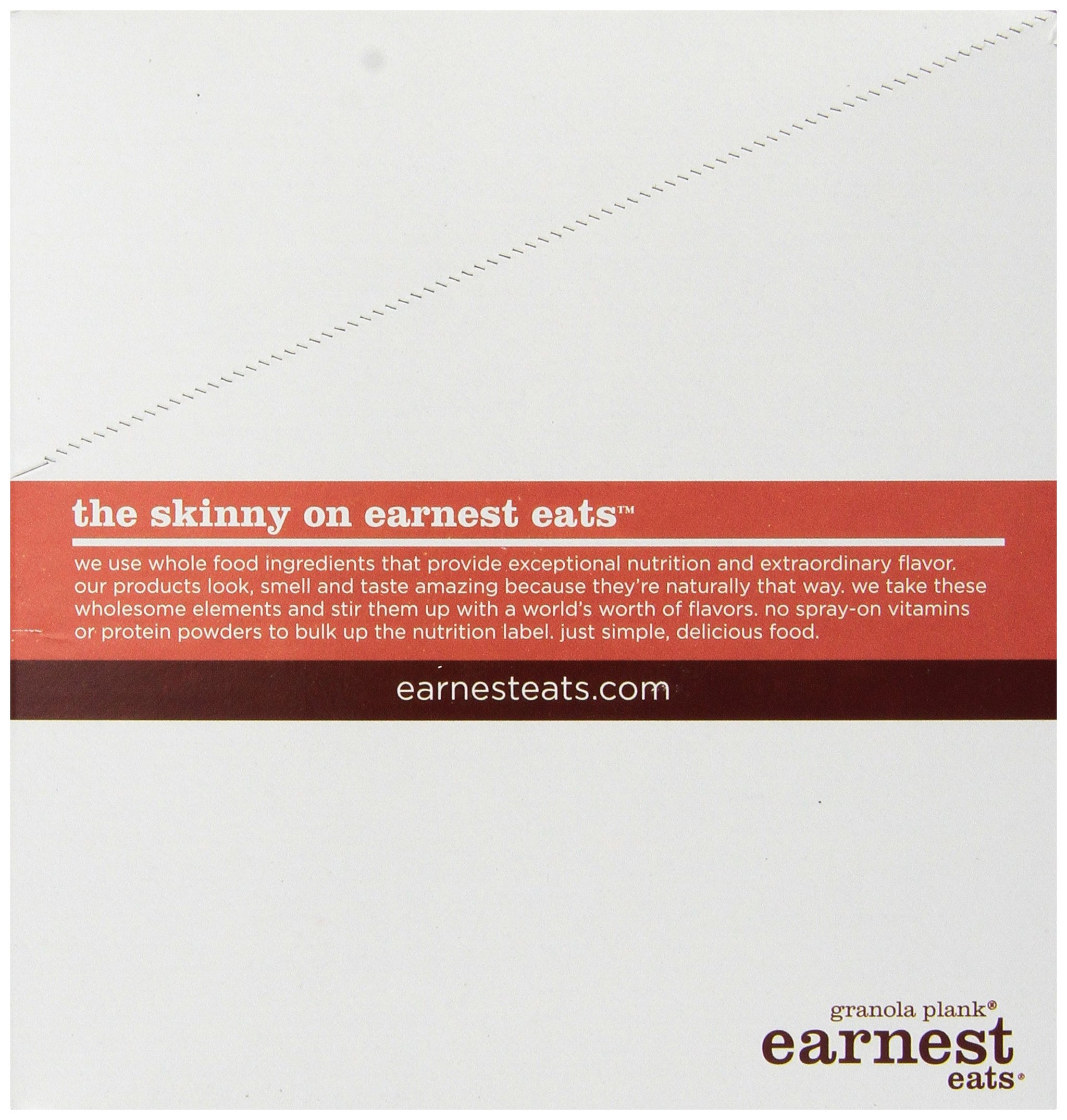 Earnest Eats Vegan Granola Planks High in Fiber, Omega-3s and Protein - Pomegranate Walnut Crisp - (Case of 6 - 3oz)