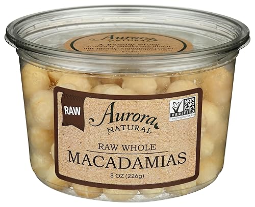 Aurora Products Macadamia Nuts, Raw, 8 oz