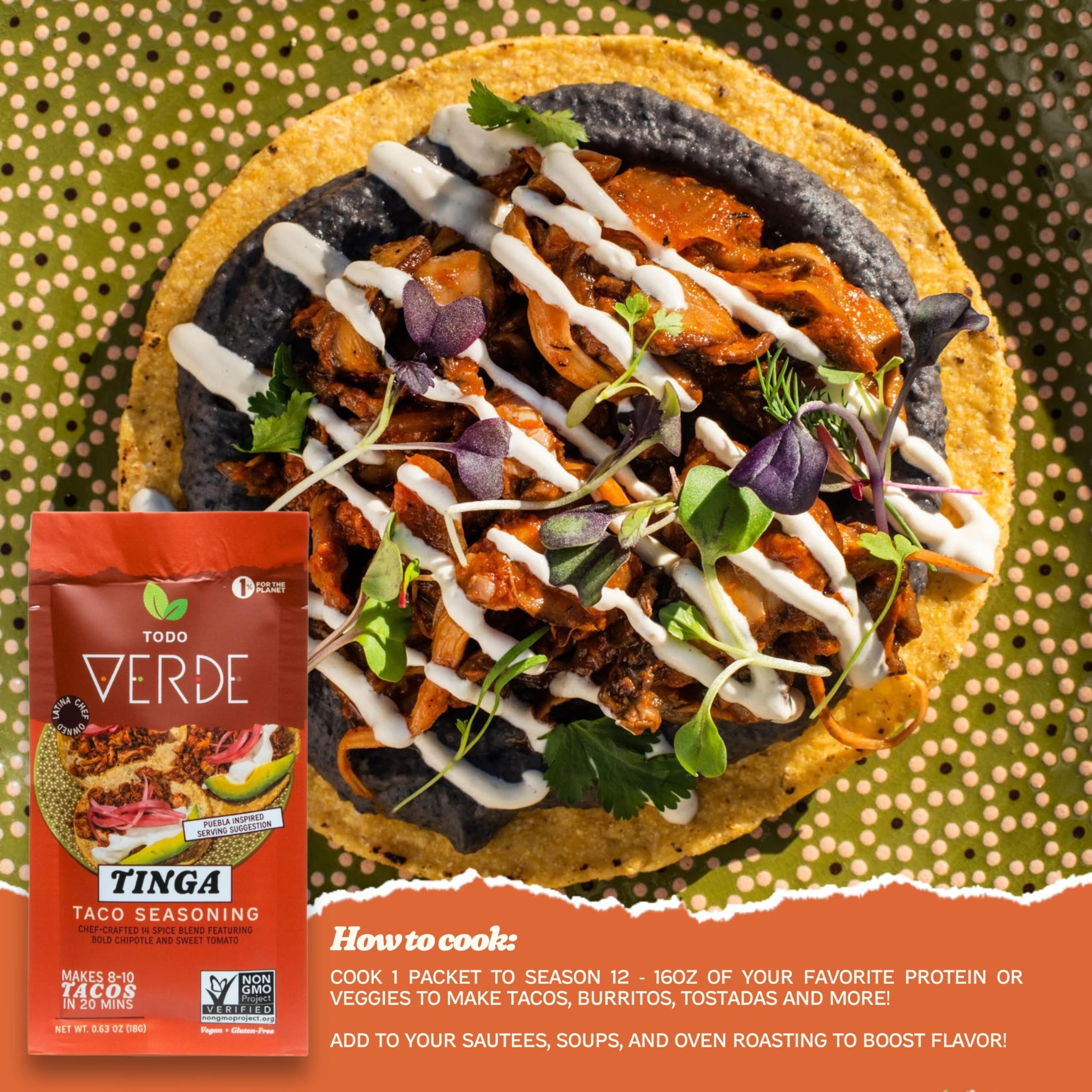 Todo Verde, Tinga Seasoning, 0.6 Ounce