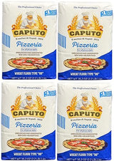 Mulino Caputo 00 Pizzeria Flour - 1-kilo bag (Pack of 4)