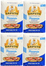 Mulino Caputo 00 Pizzeria Flour - 1-kilo bag (Pack of 4)