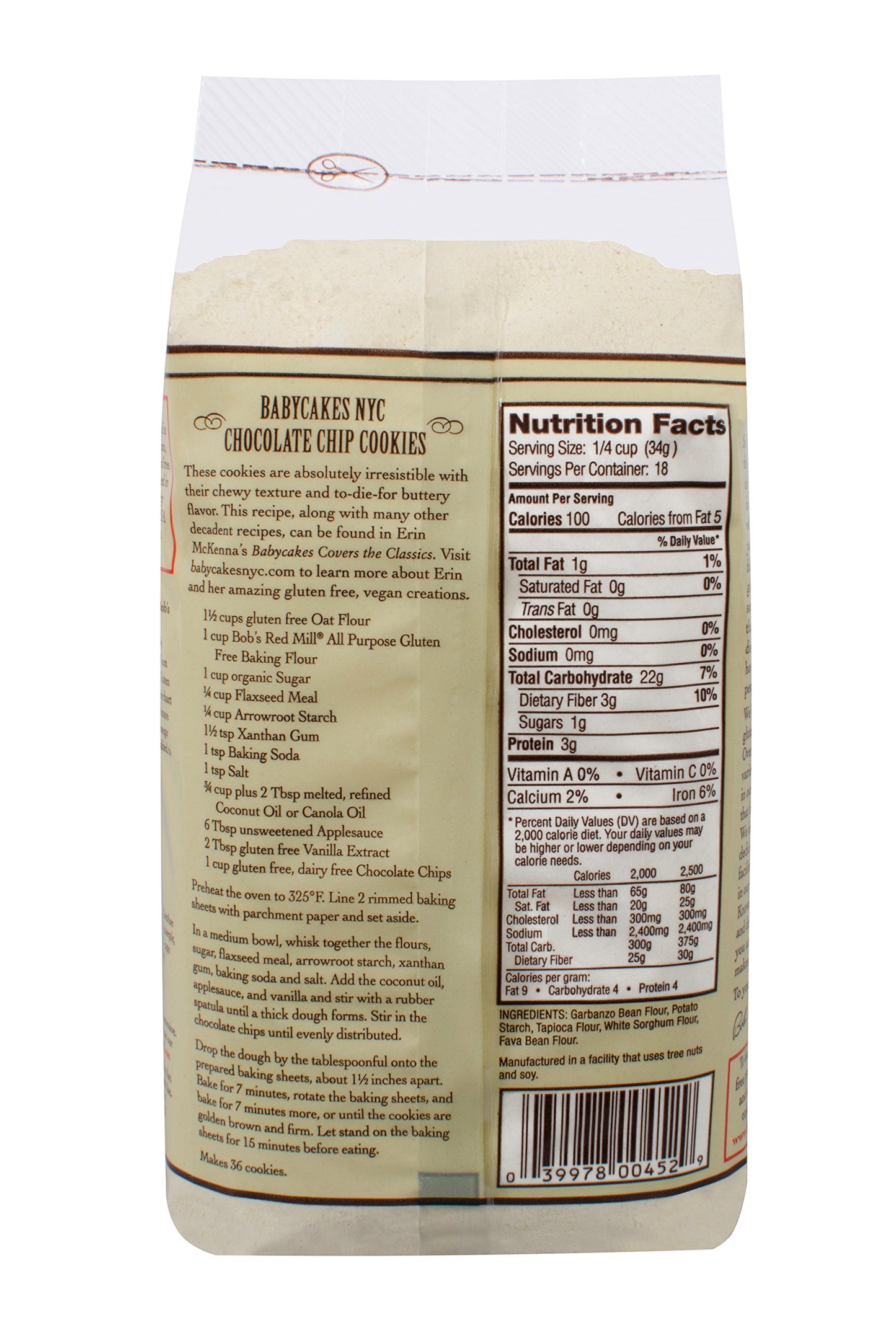 Bob's Red Mill Gluten Free All Purpose Baking Flour, 22 Oz (4 Pack)