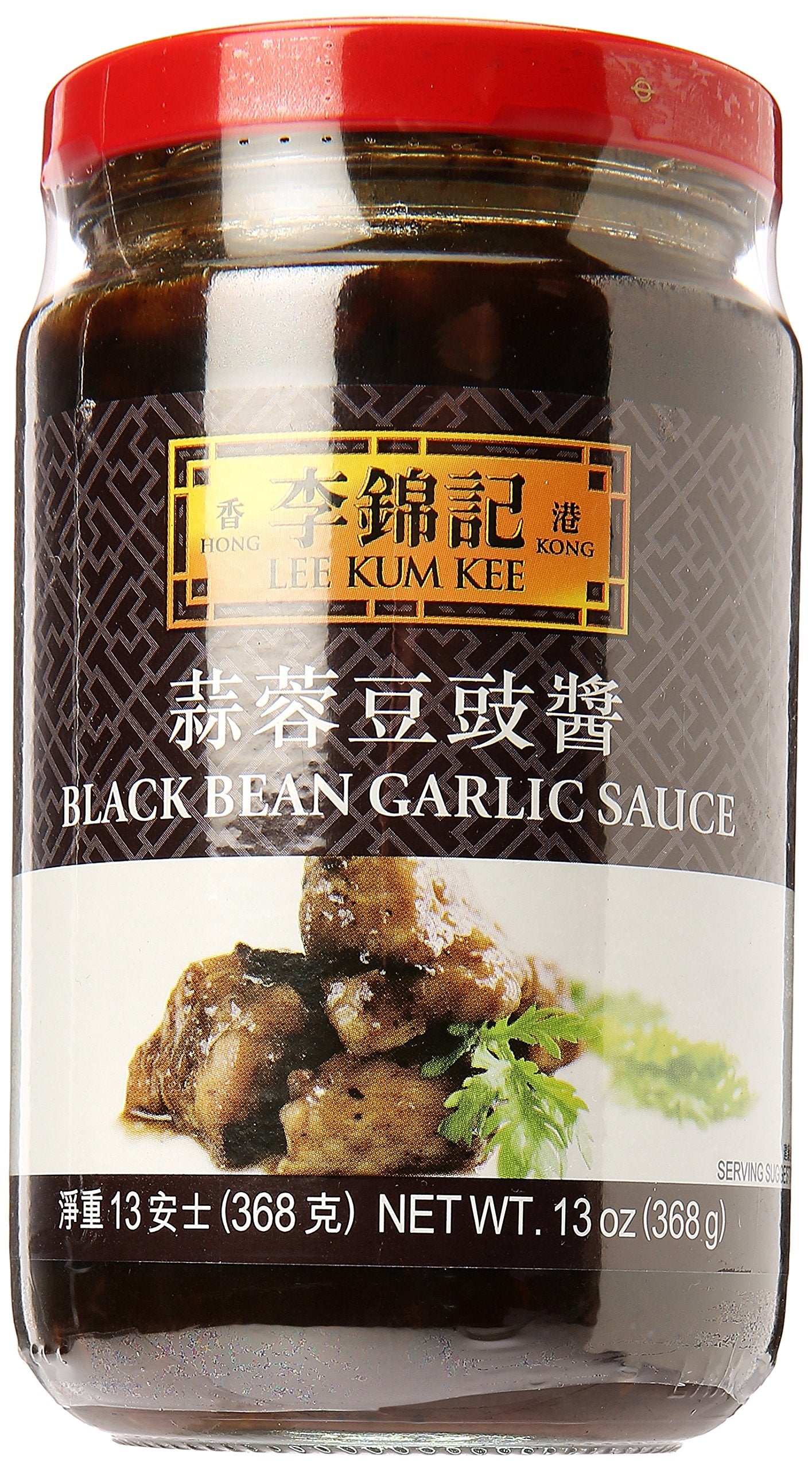 Lee Kum Kee Black Bean Garlic Sauce (13 oz - 1 Pack), Aromatic & Savory - Perfect for Marinades, Braising, Dipping Sauces, Stir-Frying and Steaming