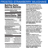 Pop-Tarts, Breakfast Toaster Pastries, Frosted Strawberry Milkshake, 10.159lb Case (48 Count)