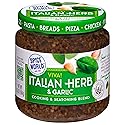 Spice World Garlic and Italian Herb Seasoning Blend - Ready-to-Use Seasonings for Cooking - 6.5oz Italian Seasoning Spice Adds Aromatic Flavor
