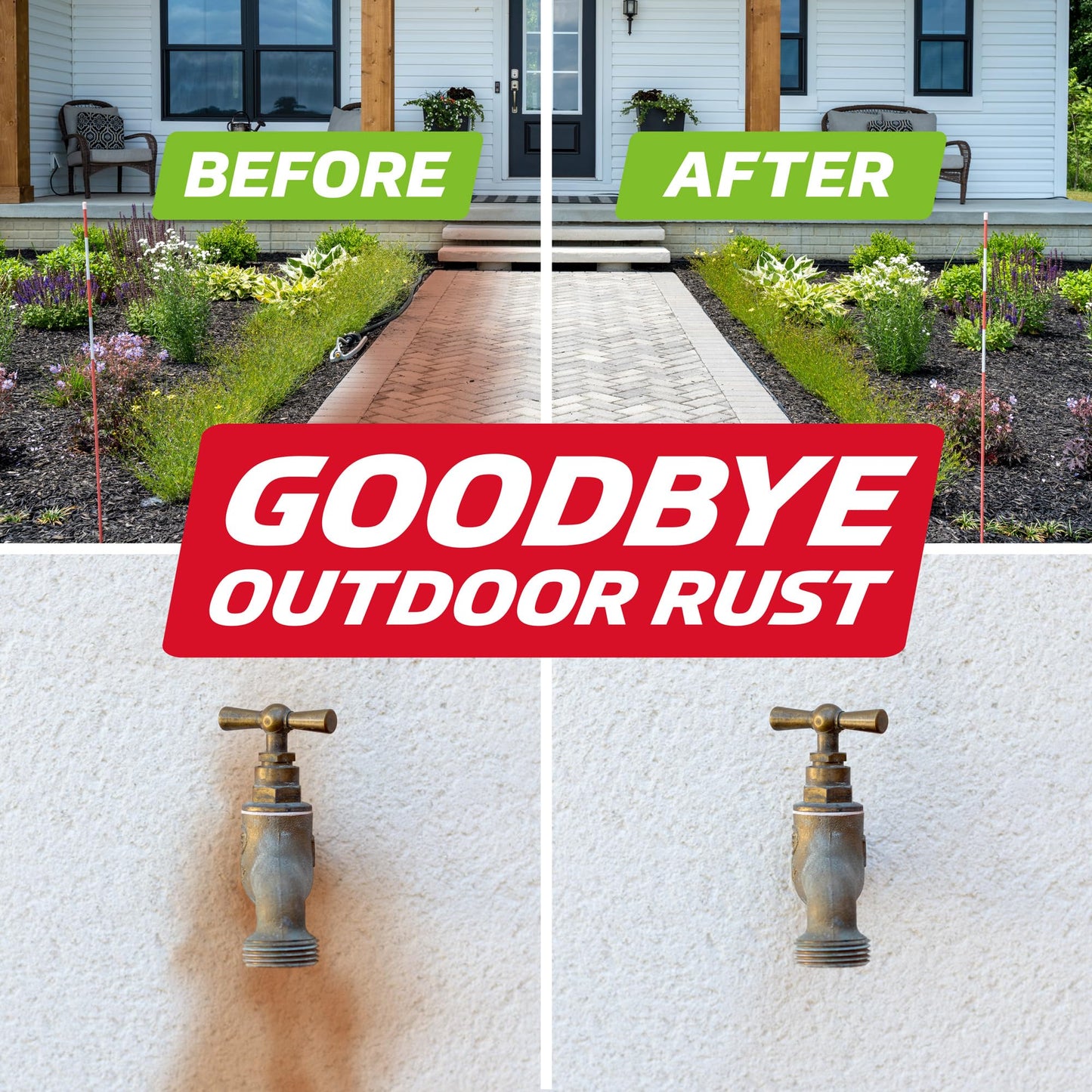 Velocity Exterior Rust Stain Remover | Rust Stain Remover for Vinyl Siding, Decks and More | 1 Gallon