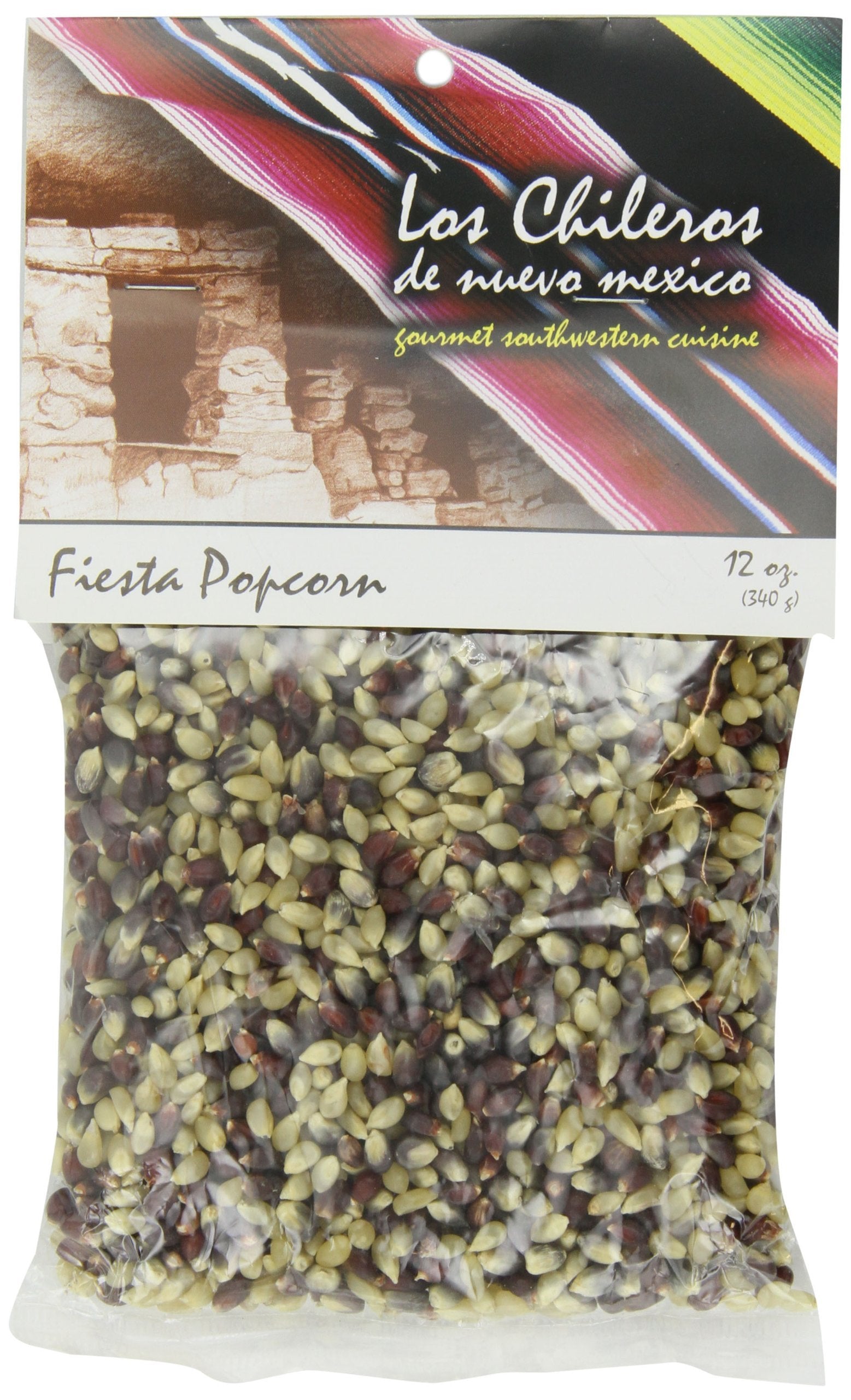 Los Chileros Fiesta Corn Popcorn Kernels, 12 Ounce