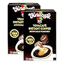 Vinacafe 30 Sticks Black Instant Coffee (0.07 oz. Per stick) Vietnamese Instant Coffee Mix, Iced Black Coffee, Cafe Den Da, Single Serve Coffee