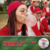 Big League Chew Blue Raspberry Bubble Gum 3-Pack - 2.12oz Packets - Big Rally Blue Raspberry Baseball Gum - Baseball Candy Set for Treats, Party