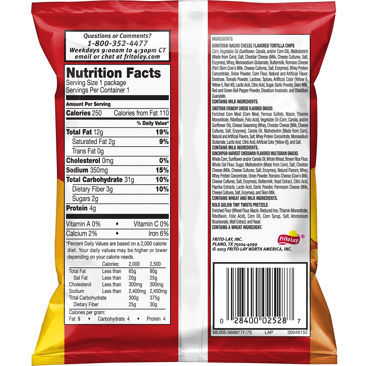 Munchies Snack Mix, 2 Flavor Variety Pack (28 Pack)