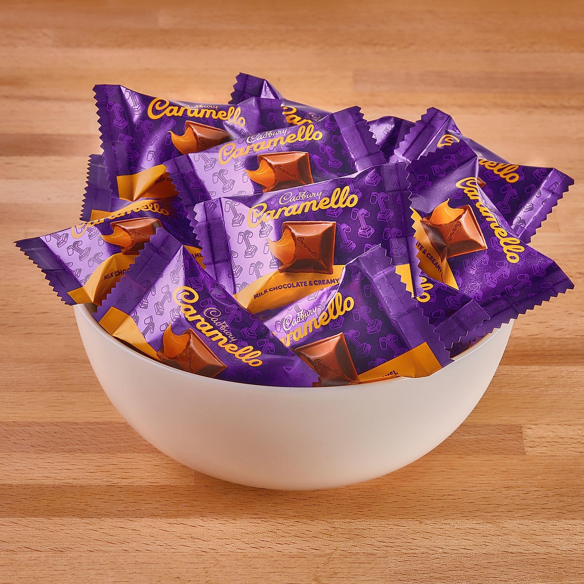 CADBURY CARAMELLO Miniatures Milk Chocolate Caramel Candy Share Pack, 8 oz