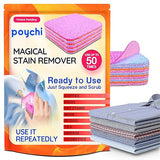 Magical Fiber Stain Remover- Use as Spot Remover- No Dry Cleaning Food, Grease, Coffee Off Laundry, Tea, Fabric, Pet Stains, Stain Remover Sponge