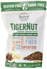 TigerNut Raw Granola (Banana - Cacao, 1 x 8oz)