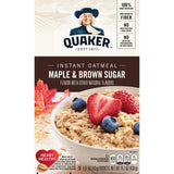 Quaker Instant Oatmeal, Maple Brown Sugar, 10 Count