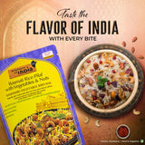 Kitchens of India Kashmiri Vegetable Biryani, Basmati Rice Pilaf with Vegetables & Nuts, 8.8 Ounces (Pack of 6), Gourmet Ready To Eat Authentic Indian Dish