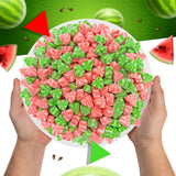 Sour Watermelon Candy | 1 Pound Bulk | Sugar Coated Gummy Candy Fruit Snacks | Juicy Watermelon Gummies | Slices with Sweet and Tangy Flavor