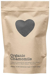 Organic Chamomile, 15-20 Servings, Eco-Conscious Zip Pouch, Caffeine Free, Pure Loose Leaf Tea Grown in America, 0.80 Ounce (Small)
