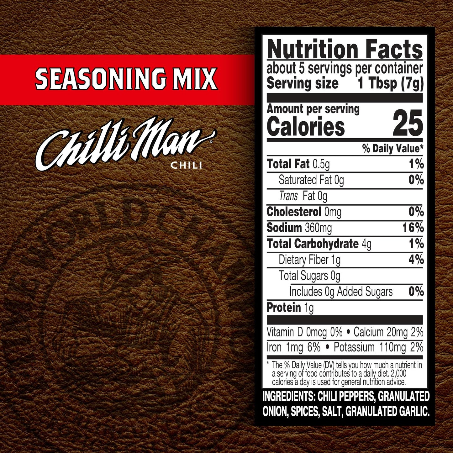 CHILLI MAN Chili Seasoning Mix (Pack of 24), 1.25 Ounce Packets