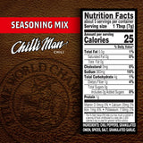 CHILLI MAN Chili Seasoning Mix (Pack of 24), 1.25 Ounce Packets