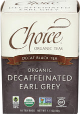 Choice Organic, Decaf Earl Grey, 16 ct