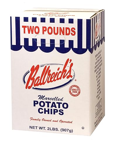 Ballreich Snack Food Company Marcelled Potato Chips 2# Box