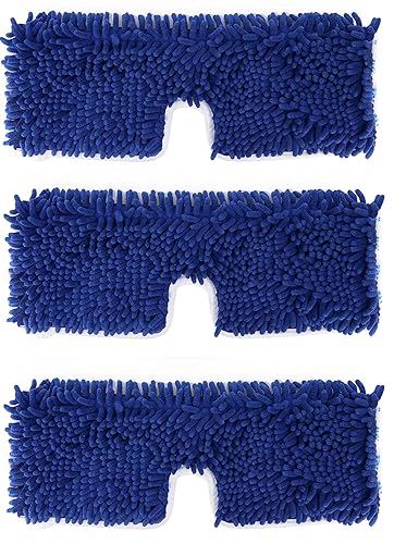 Tidy Monster 3 Pack Mop Refills Compatible with O-Ceda Dua-Action Microfiber Mop, Replacement Mop Heads for Dry/Wet Use, Machine Washable Double Sided