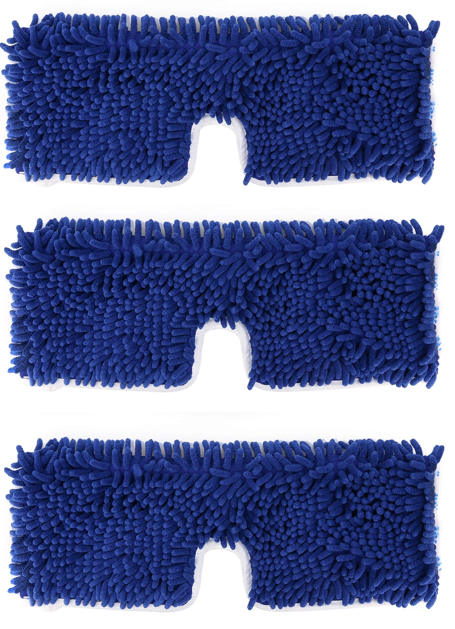 Tidy Monster 3 Pack Mop Refills Compatible with O-Ceda Dua-Action Microfiber Mop, Replacement Mop Heads for Dry/Wet Use, Machine Washable Double Sided