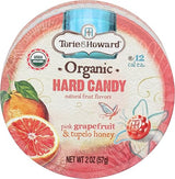Torie and Howard Organic Hard Candy Tin, Pink Grapefruit and Tupelo Honey, 2 Ounce