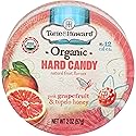 Torie and Howard Organic Hard Candy Tin, Pink Grapefruit and Tupelo Honey, 2 Ounce