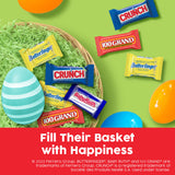 Butterfinger and Co. Bulk Chocolatey Candy Bag, Mix of Fun Size Butterfinger, CRUNCH, Baby Ruth and 100 Grand Milk Chocolatey Bars, Easter Basket