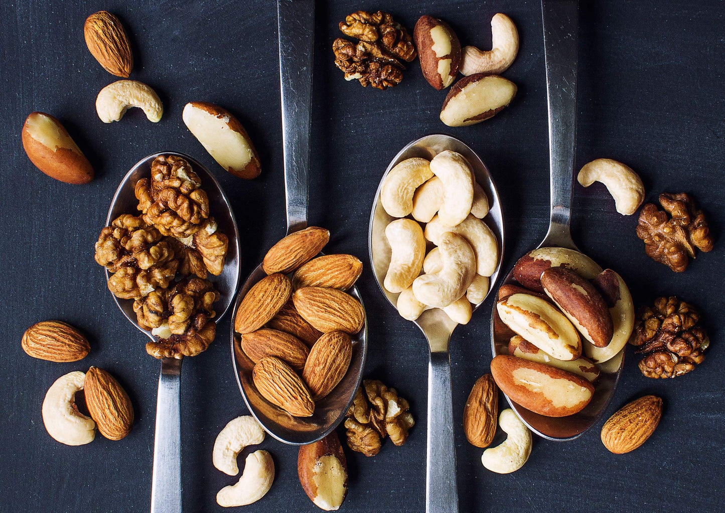 Food to Live - Organic Mixed Raw Nuts, 1 Pound Cashews, Brazil Nuts, Walnuts, Almonds, Non-GMO, Kosher, Raw, Vegan, Unsalted, Bulk