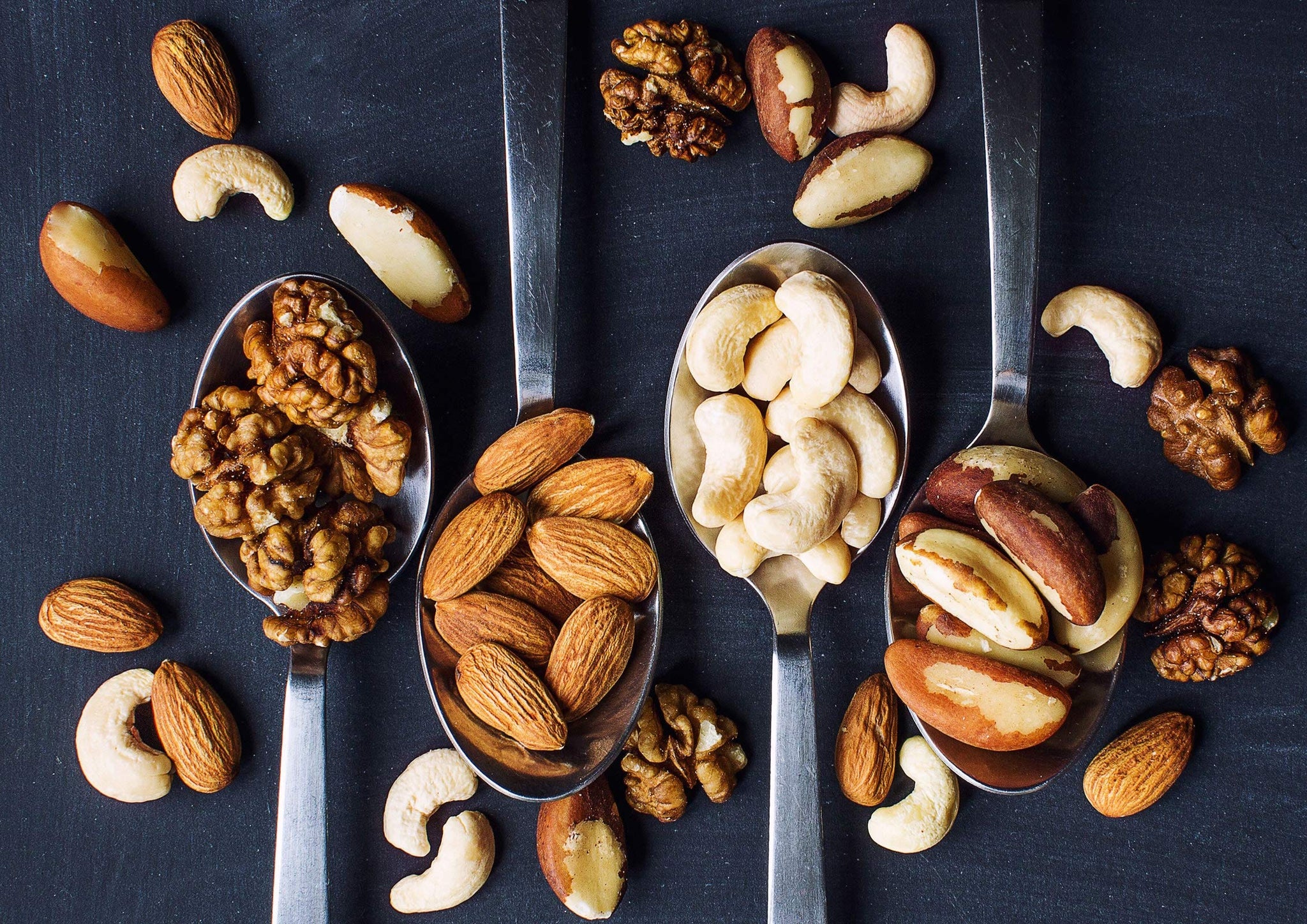 Food to Live - Organic Mixed Raw Nuts, 1 Pound Cashews, Brazil Nuts, Walnuts, Almonds, Non-GMO, Kosher, Raw, Vegan, Unsalted, Bulk