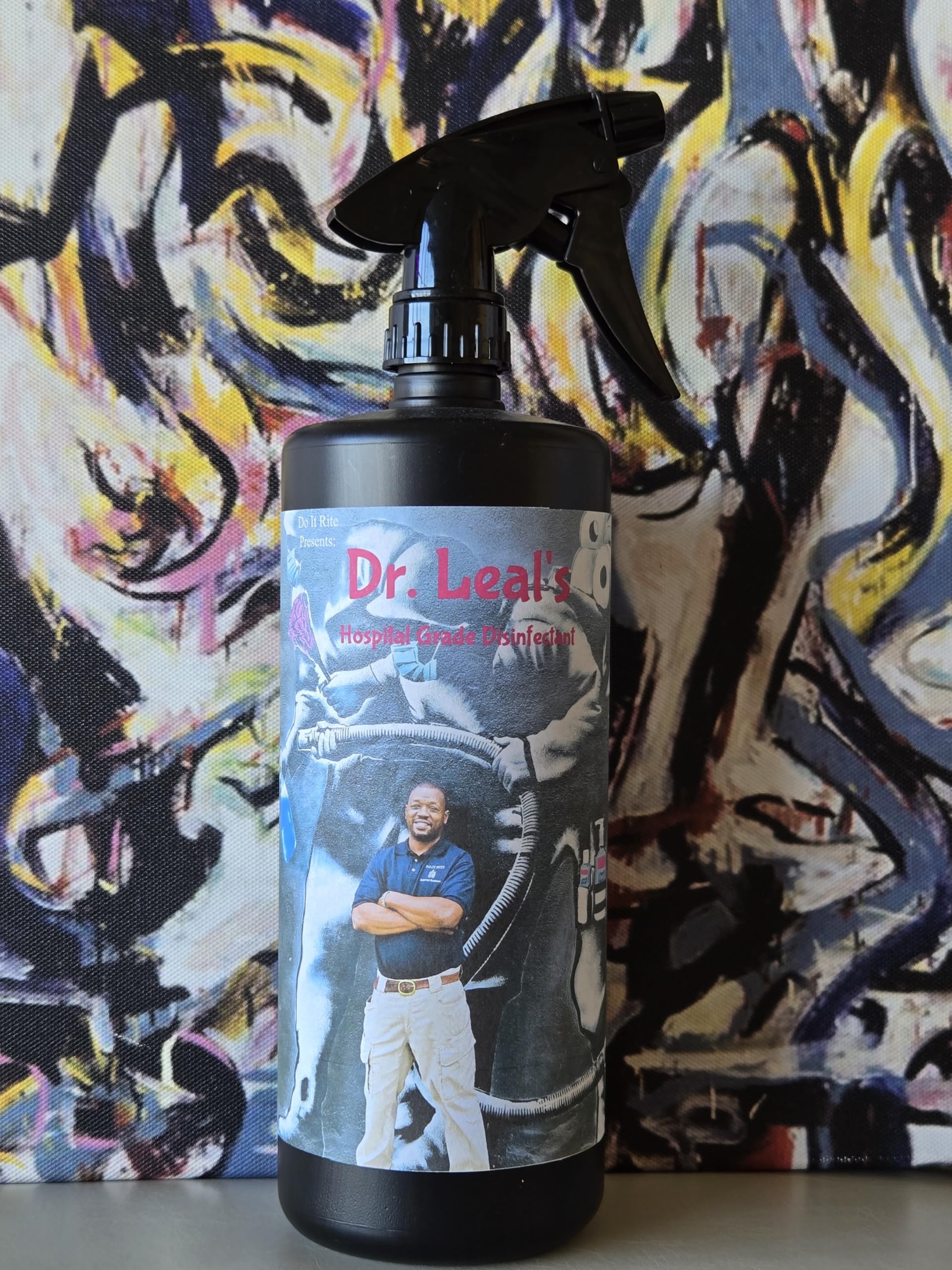 Dr Leal's Hospital Grade Cleaning Spray, Non Bleach Cleaning Supplies For Kitchen, Bathroom, Counters And Sinks, Professional Strength, All-Purpose