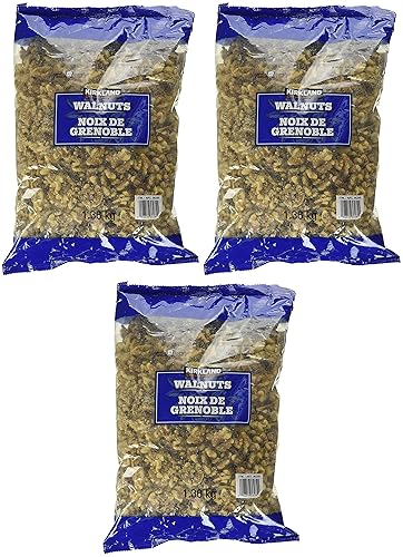 Kirkland Signature Walnuts, 3 Pounds Pack of 3