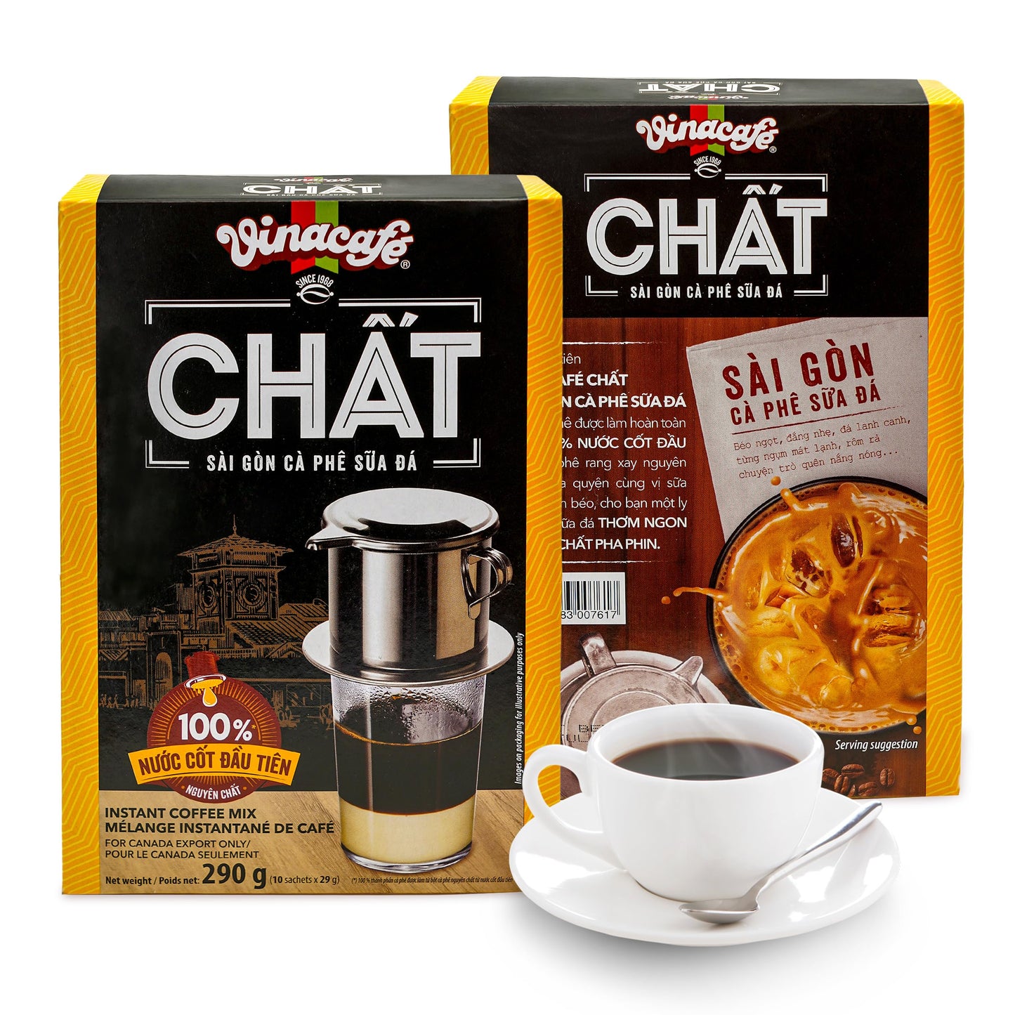 Vinacafe Chat 3 in 1 Instant Coffee 29gr x 50 sachets - made from Vietnam